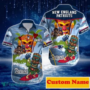 New England Patriots NFL Custom Name Hawaiian Shirt For Men And Women Style Gift For Real Fans