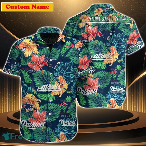 New England Patriots NFL Custom Name Hawaiian Shirt For Men Women Gift For Fan