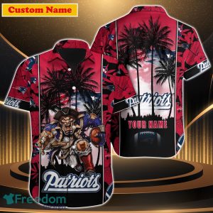 New England Patriots NFL Custom Name Hawaiian Shirt For Men Women Impressive Gift For Real Fan