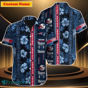 New England Patriots NFL Custom Name Hawaiian Shirt For Men Women Style Gift For Fan