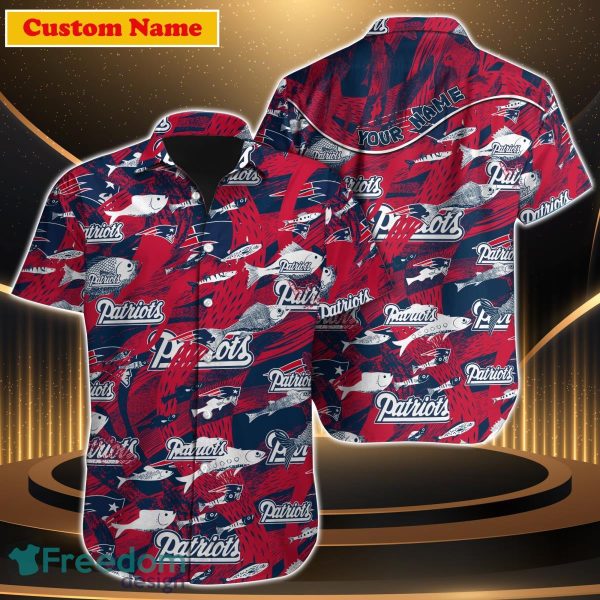 New England Patriots NFL Custom Name Hawaiian Shirt For Men Women Unique Gift For Real Fan