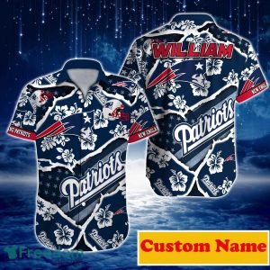New England Patriots NFL Custom Name Hawaiian Shirt For Men Women Unique Gift For Real Fans