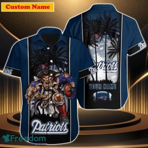 New England Patriots NFL Custom Name Hawaiian Shirt Special Gift For Men Women