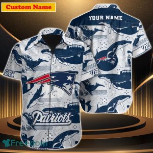 New England Patriots NFL Custom Name Hawaiian Shirt Special Gift For Men Women Fans