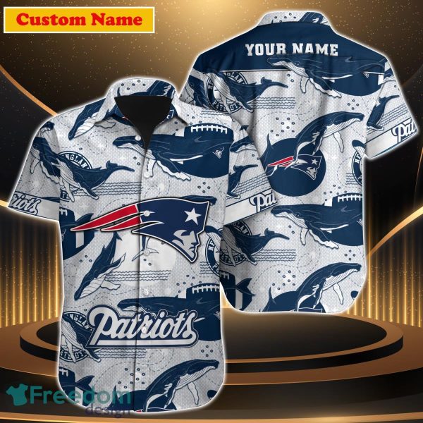 New England Patriots NFL Custom Name Hawaiian Shirt Special Gift For Men Women Fans