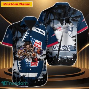 New England Patriots NFL Custom Name Hawaiian Shirt Special Great Gift For Men Women