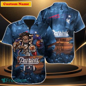 New England Patriots NFL Custom Name Hawaiian Shirt Unique Gift For Men Women Fans