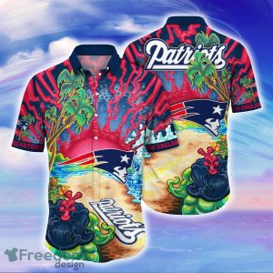 New England Patriots NFL Flower Hawaiian Shirt For Men Women Best Gift For Fans