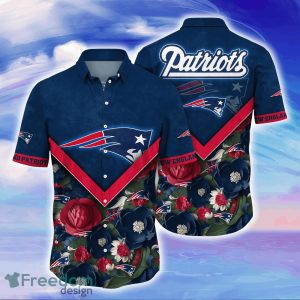 New England Patriots NFL Flower Hawaiian Shirt For Men Women Best Gift For Real Fans