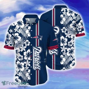 New England Patriots NFL Flower Hawaiian Shirt For Men Women Special Gift For Fans