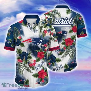 New England Patriots NFL Flower Hawaiian Shirt For Men Women Style Gift For Fans