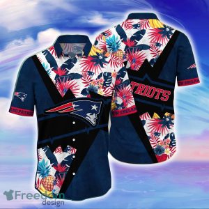 New England Patriots NFL Flower Hawaiian Shirt Gift For Men Women Fans