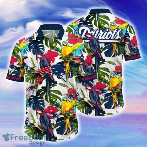 New England Patriots NFL Flower Hawaiian Shirt Great Gift For Fans