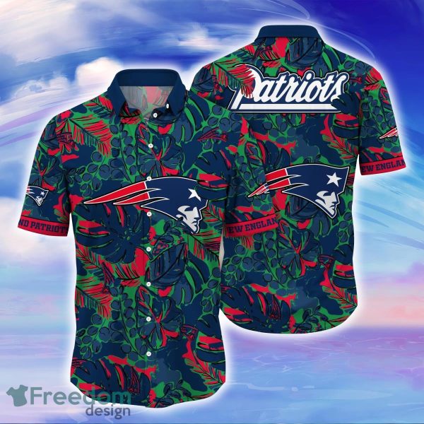 New England Patriots NFL Flower Hawaiian Shirt Special Gift For Fans