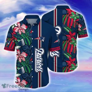 New England Patriots NFL Flower Hawaiian Shirt Unique Gift For Fans