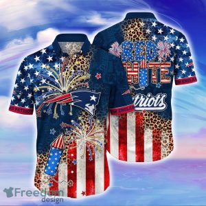 New England Patriots NFL Hawaiian Shirt Independence Day Shirt For Fans