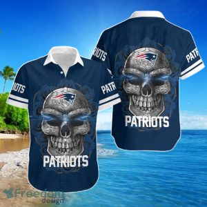 New England Patriots Sugar Skull NFL Gift For Fan Hawaiian Shirt For Men Women