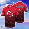 New Jersey Devils NHL Flower Hawaiian Shirt Best Gift For Fans