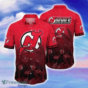New Jersey Devils NHL Flower Hawaiian Shirt Best Gift For Fans