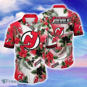 New Jersey Devils NHL Flower Hawaiian Shirt For Men Women Style Gift For Fans