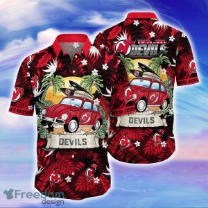 New Jersey Devils NHL Flower Hawaiian Shirt For Men Women Unique Gift For Fans
