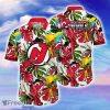New Jersey Devils NHL Flower Hawaiian Shirt Great Gift For Fans