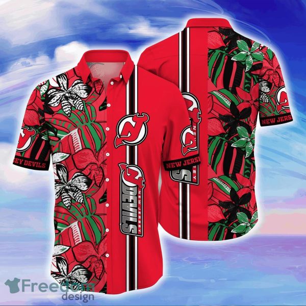New Jersey Devils NHL Flower Hawaiian Shirt Unique Gift For Fans
