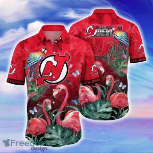 New Jersey Devils NHL Flower Hawaiian Shirt Unique Gift For Men Women Fans