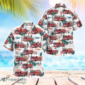 New Jersey Hackensack Fire Department Tropical 3D Hawaiian Shirt Gift For Summer