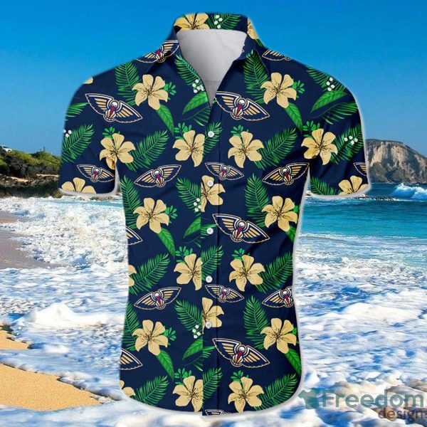 New Orleans Pelicans Hawaiian Shirt For Men And Women Small Flowers