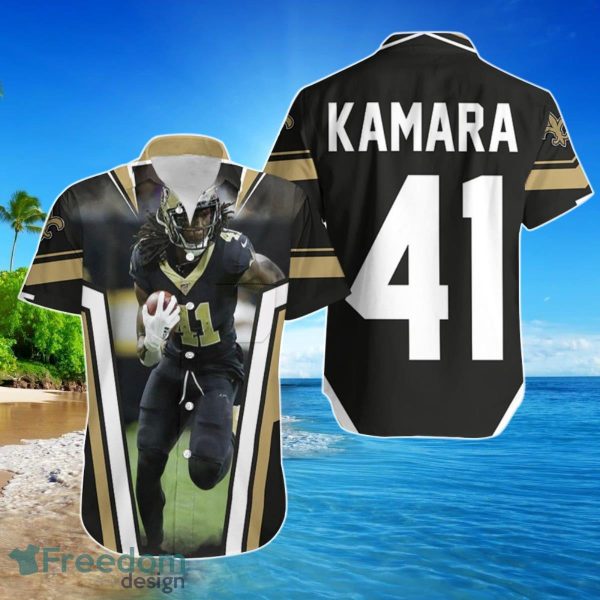 New Orleans Saints Alvin Kamara 41 Hawaiian Shirt For Men Women