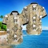 New Orleans Saints Coconut Leaves And Skulls Hawaiian Shirt For Men Women