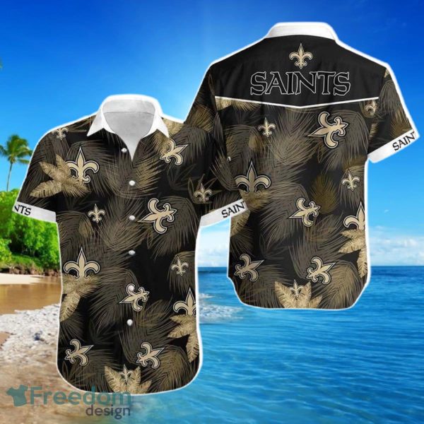 New Orleans Saints Floral Hawaiian Shirt White For Men And Women
