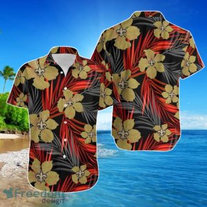 New Orleans Saints Flower Hawaiian Shirt For Men Women