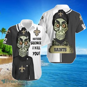 New Orleans Saints Haters I Kill You 3D Hawaiian Shirt For Men Women