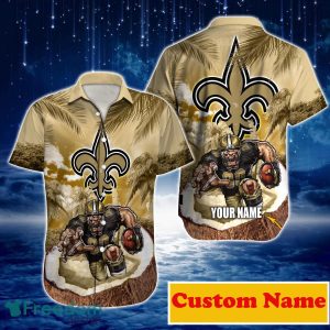 New Orleans Saints NF Custom Name Hawaiian Shirt For Men And Women Immpressive Gift For True Fans