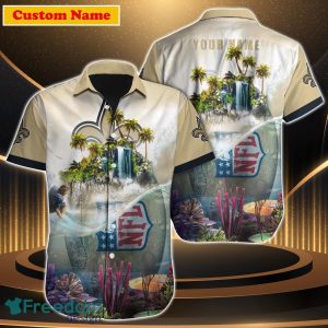 New Orleans Saints NFL Custom Name Hawaiian Shirt Best Gift For Men Women Fans