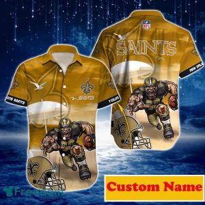 New Orleans Saints NFL Custom Name Hawaiian Shirt For Men And Women Best Gift For Real Fans