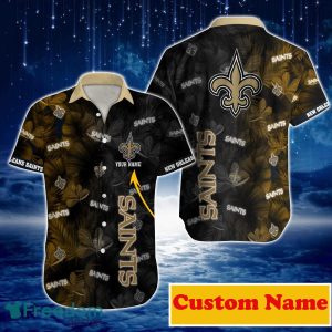 New Orleans Saints NFL Custom Name Hawaiian Shirt For Men And Women Gift For Fans