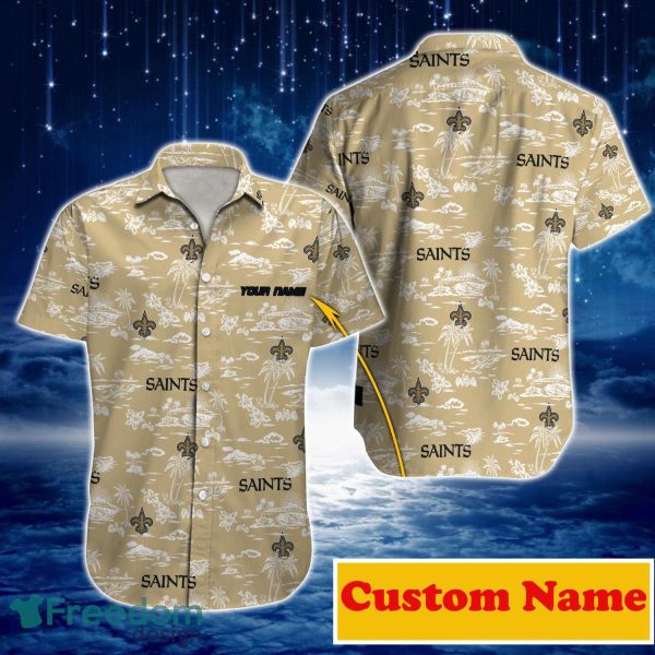 New Orleans Saints NFL Custom Name Hawaiian Shirt For Men And Women Gift For Real Fans