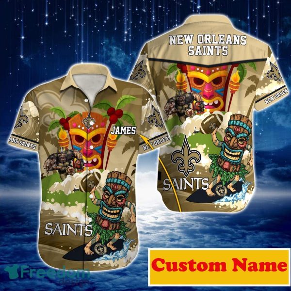 New Orleans Saints NFL Custom Name Hawaiian Shirt For Men And Women Style Gift For Real Fans
