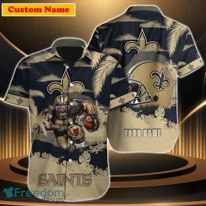 New Orleans Saints NFL Custom Name Hawaiian Shirt For Men Women Best Gift For Real Fan