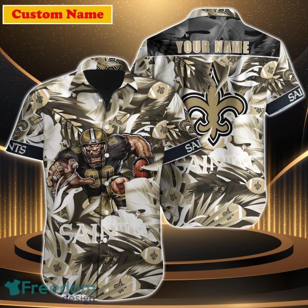 New Orleans Saints NFL Custom Name Hawaiian Shirt For Men Women Great Gift For Real Fan