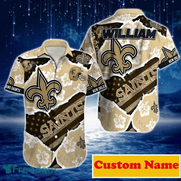 New Orleans Saints NFL Custom Name Hawaiian Shirt For Men Women Unique Gift For Real Fans