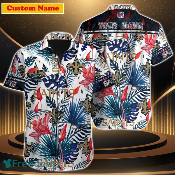 New Orleans Saints NFL Custom Name Hawaiian Shirt Gift For Men Women