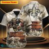 New Orleans Saints NFL Custom Name Hawaiian Shirt Unique Gift For Men Women Fans