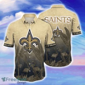 New Orleans Saints NFL Flower Hawaiian Shirt Best Gift For Fans