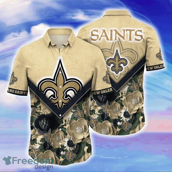 New Orleans Saints NFL Flower Hawaiian Shirt For Men Women Best Gift For Real Fans