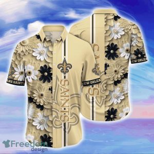 New Orleans Saints NFL Flower Hawaiian Shirt For Men Women Gift For Fans