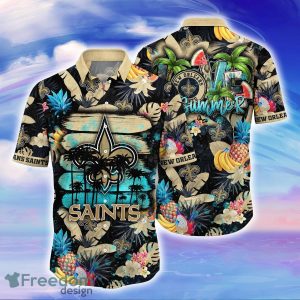New Orleans Saints NFL Flower Hawaiian Shirt For Men Women Great Gift For Fans